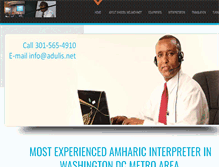 Tablet Screenshot of amharicinterpreter.com